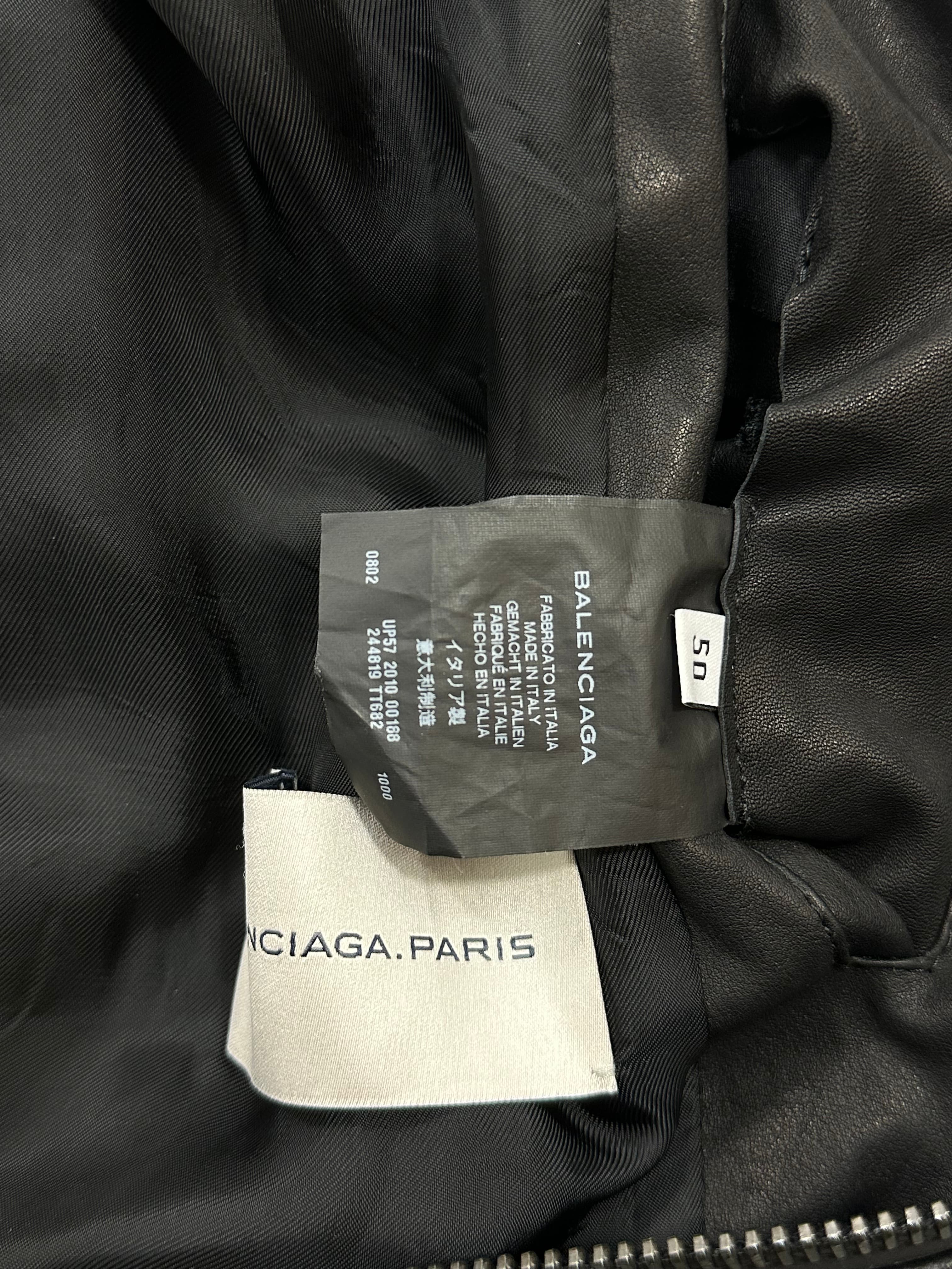 AW10 Double Zip Leather Jacket 10