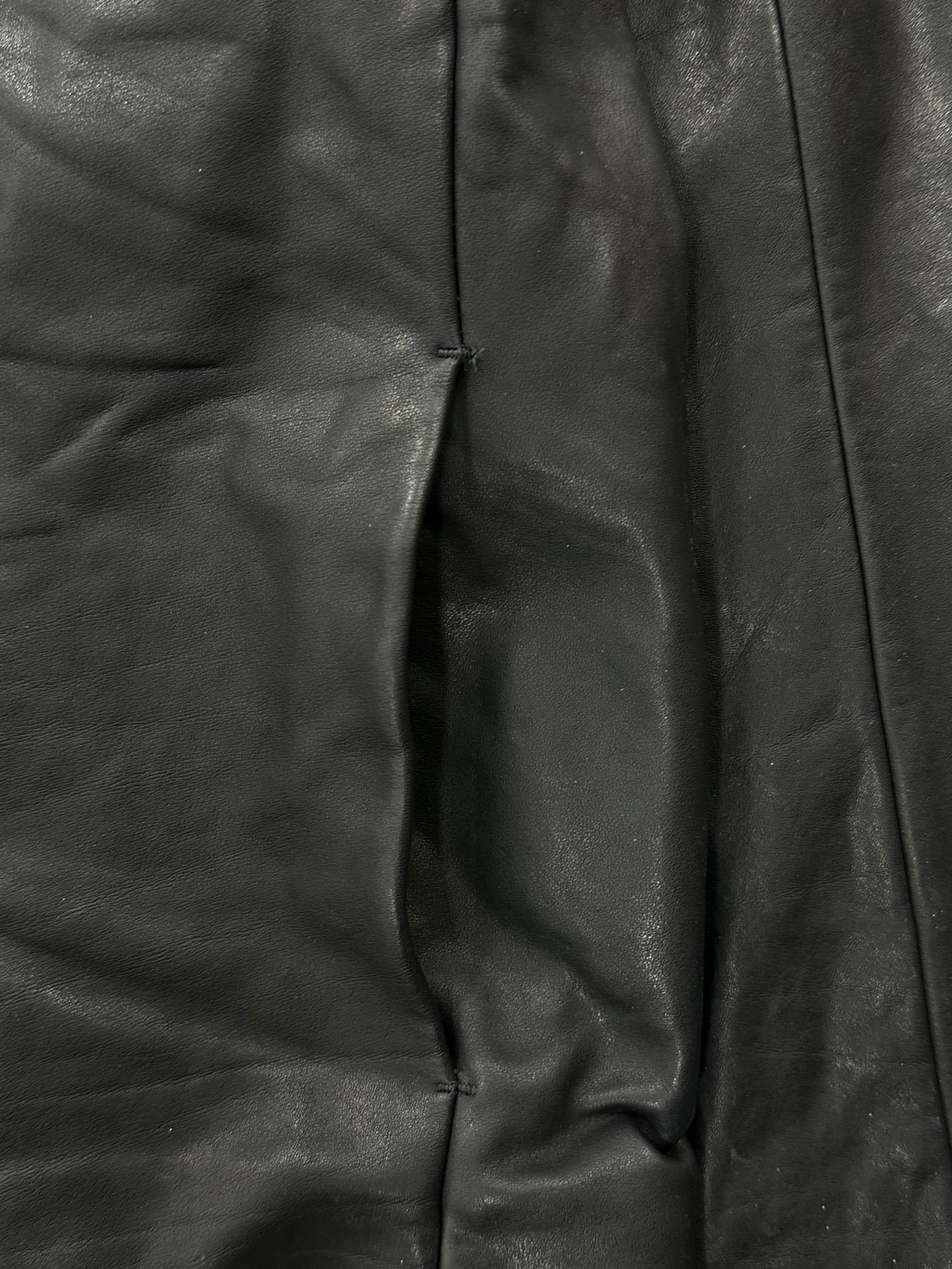 AW10 Double Zip Leather Jacket 8