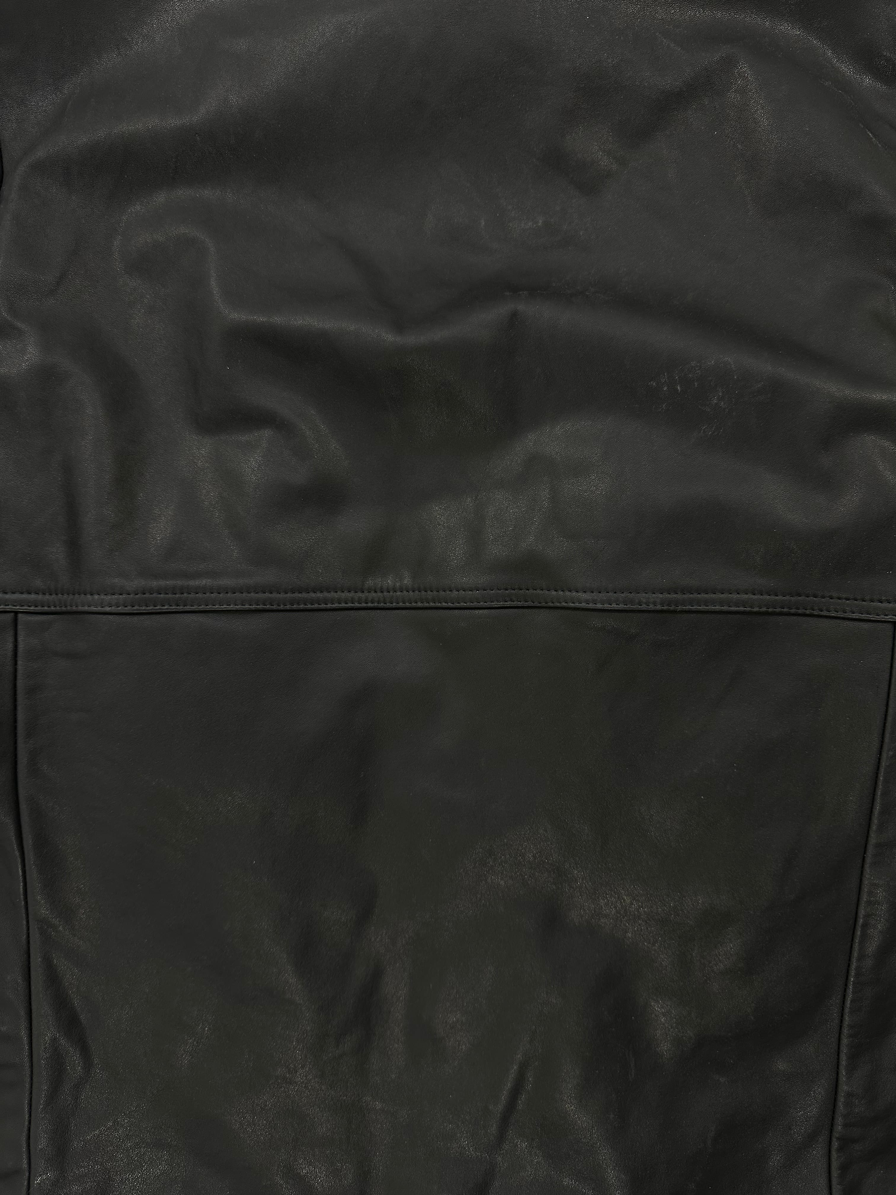 AW10 Double Zip Leather Jacket 6