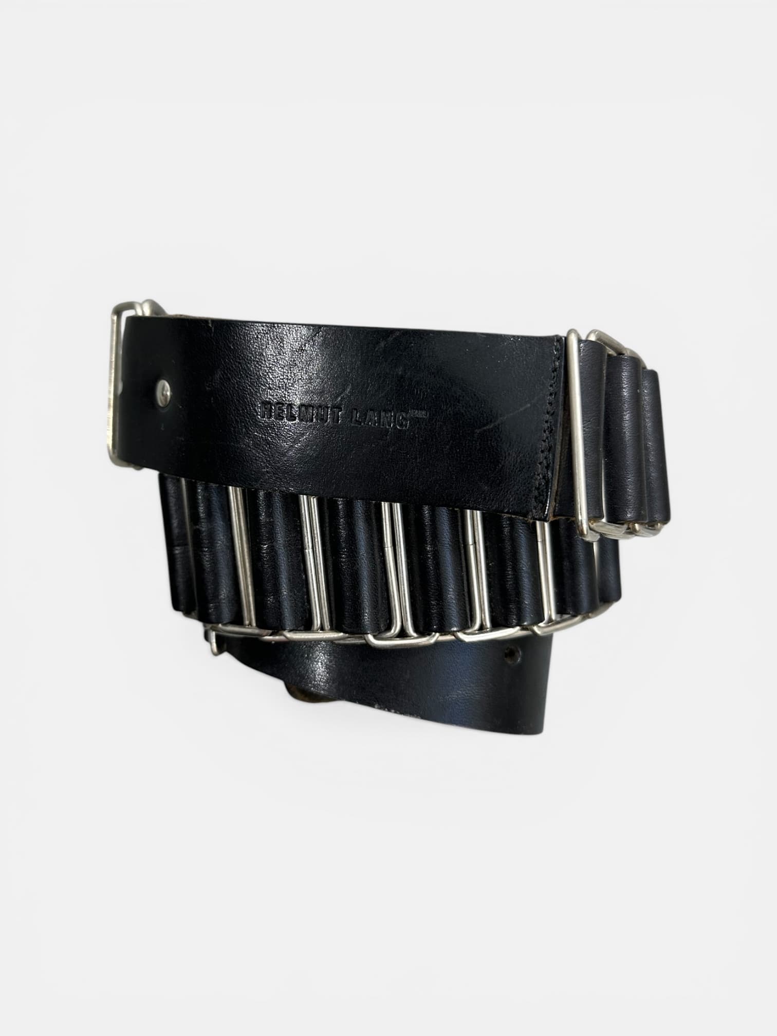 AW98 Chainlink Leather Belt