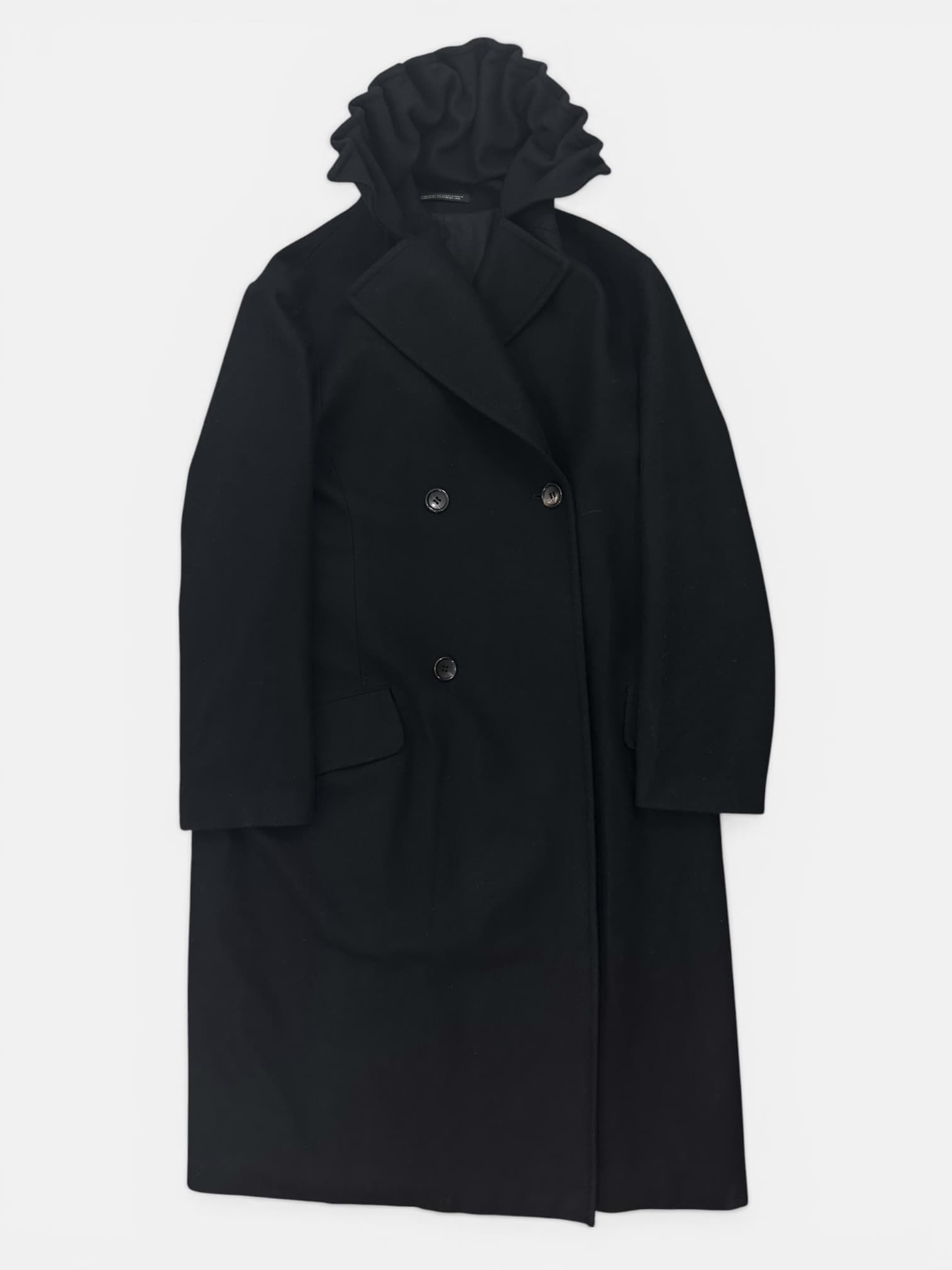 SS02 Flexible Collar Long Coat